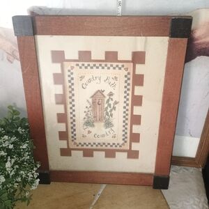 Rustic Country Bath Wall Art